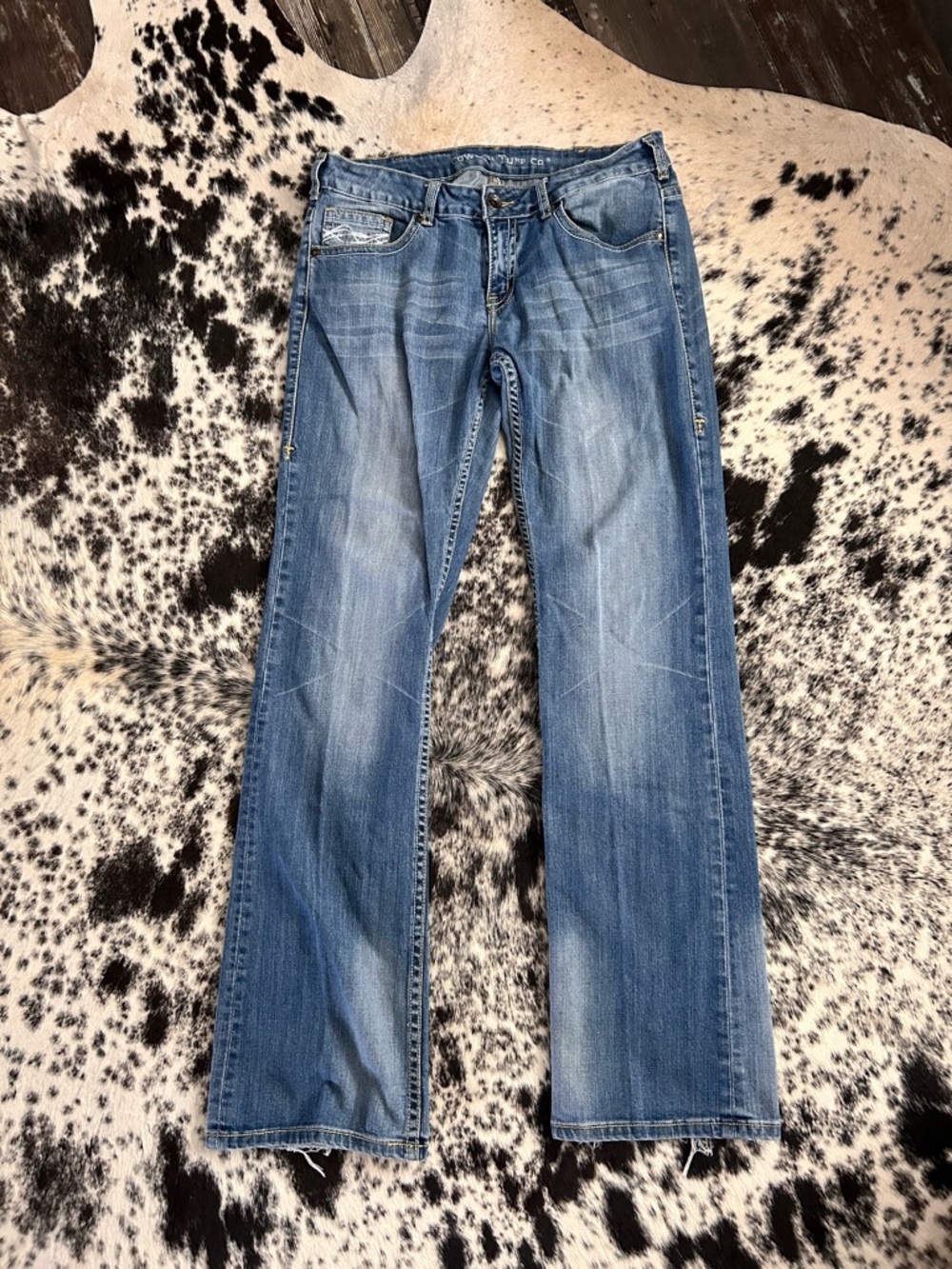 Cowgirl Tuff Women’s Light Blue Bootcut Jeans